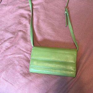 Green wallet purse